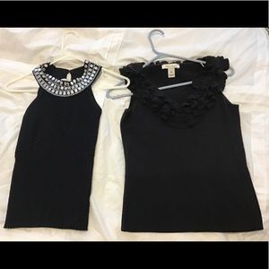 WHBM tops size xs in like new condition